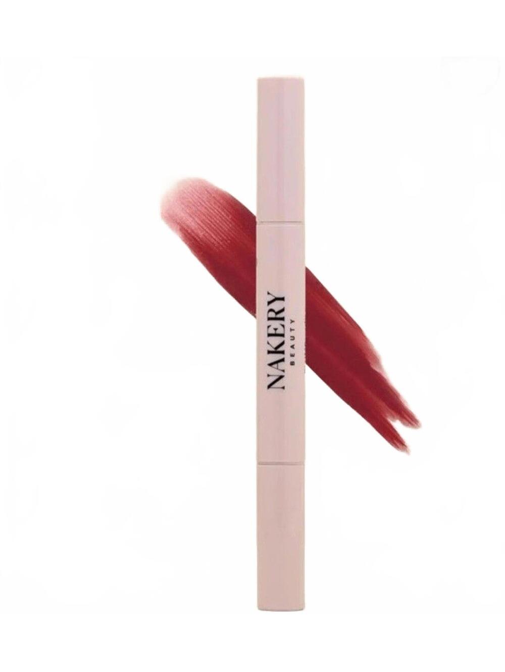 Nakery Beauty Plumparadise Dual Ended Lip Peptide Color Drench Naked Rose